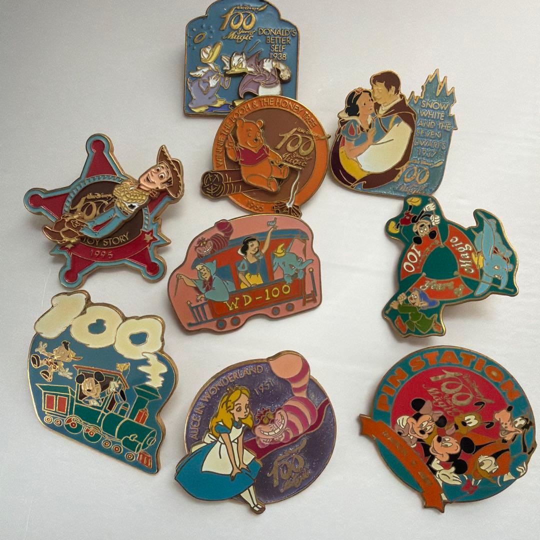 ディズニー ランド シー ウォルト・ディズニー 100周年 ピンズ ピンバッジ
