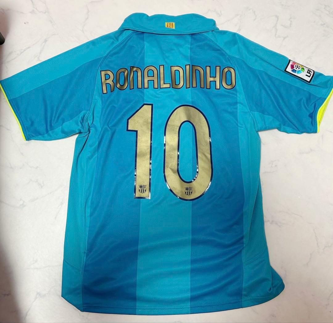 FC Barcelona ロナウジーニョ Ronaldinho ユニフォーム M