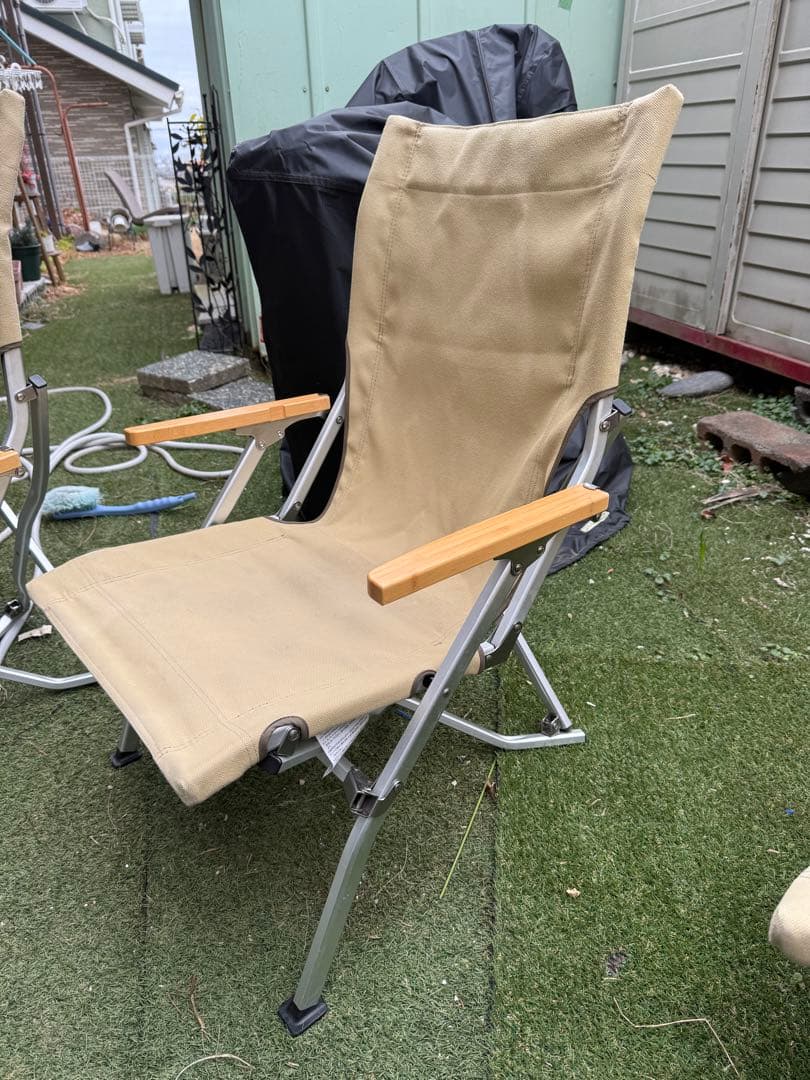  Peak ローチェア30 1脚 竹集成材アーム 折りたたみ ※ケース無