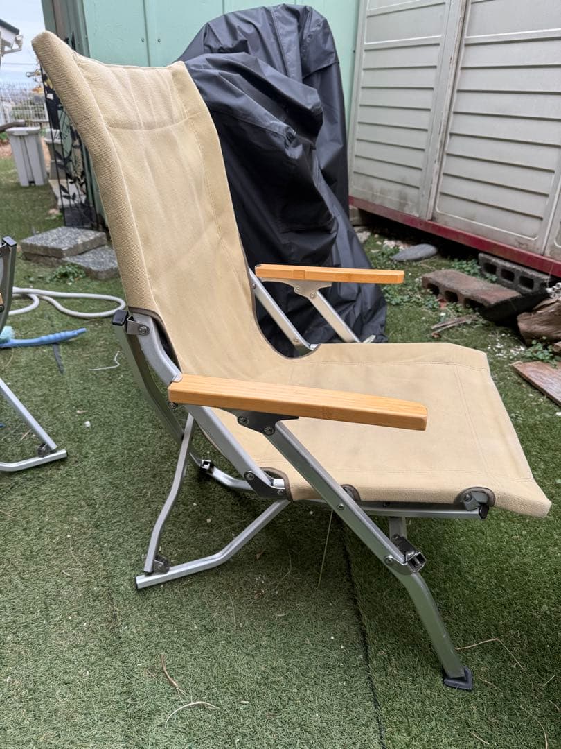  Peak ローチェア30 1脚 竹集成材アーム 折りたたみ ※ケース無