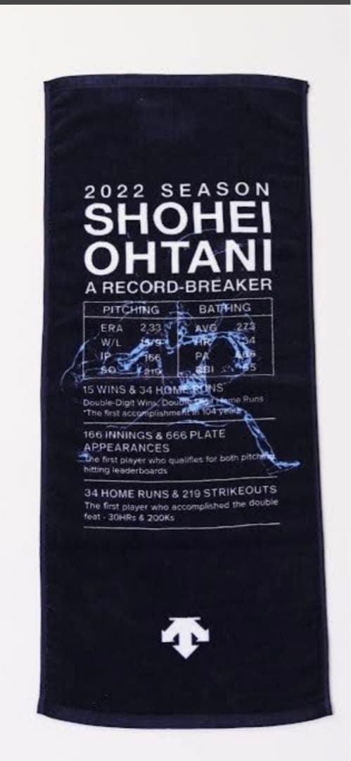 貴重！数量限定大谷翔平 DESCENTEコラボTシャツ・キャップ・タオルセット