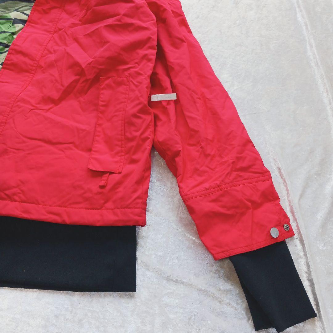 Gush スノーボード用ジャケット 赤緑