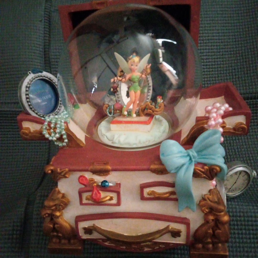 【 訳アリ】ティンカーベル スノードーム（ギミック付き）アンティーク