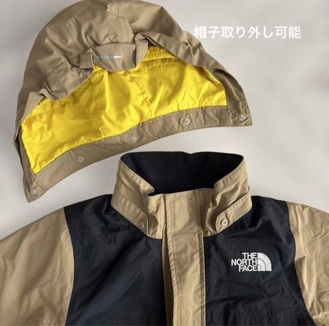 ノースフェイス スノーウェア ベージュ×ブラック 110