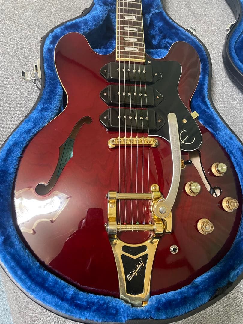 おまけ付きEpiphone Riviera Custom P93 355p90