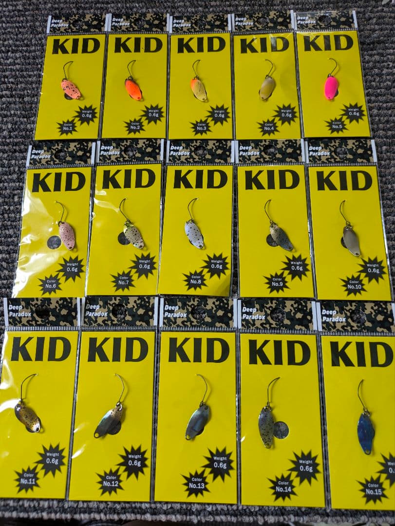 ディープパラドックス KID キッド 0.6g 全15色
