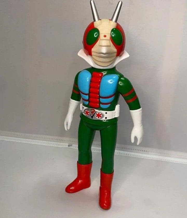 在庫最後 仮面ライダー V3 彩色 27cm ソフビ