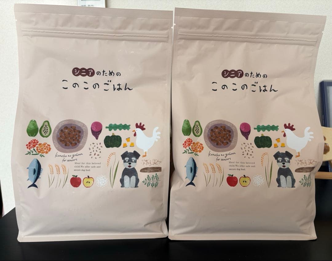 シニアのためのこのこのごはん 1kg×2袋 コノコトトモニ ドッグフード
