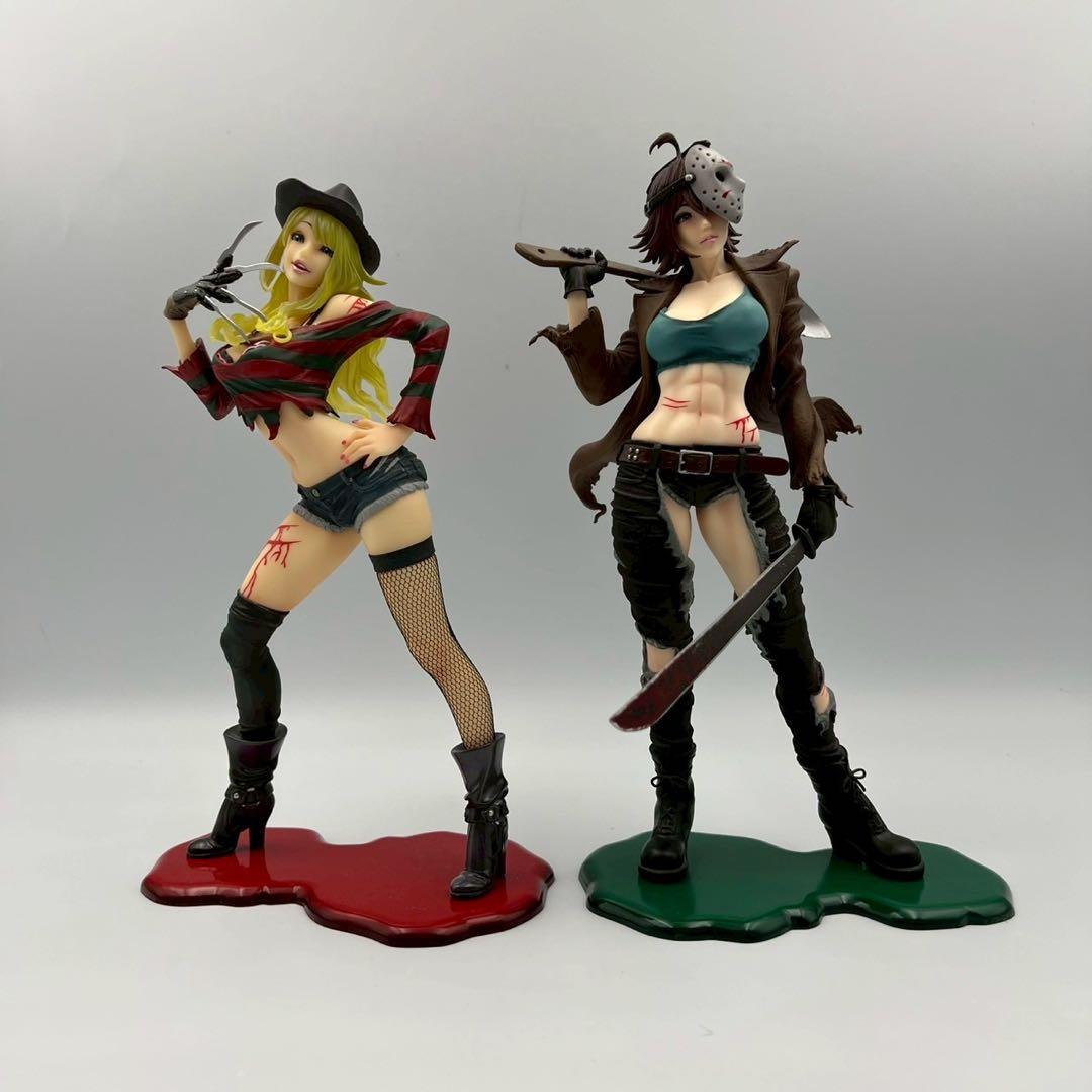 コトブキヤ　フィギュア　HORROR美少女　ジェイソン　フレディ　貞子