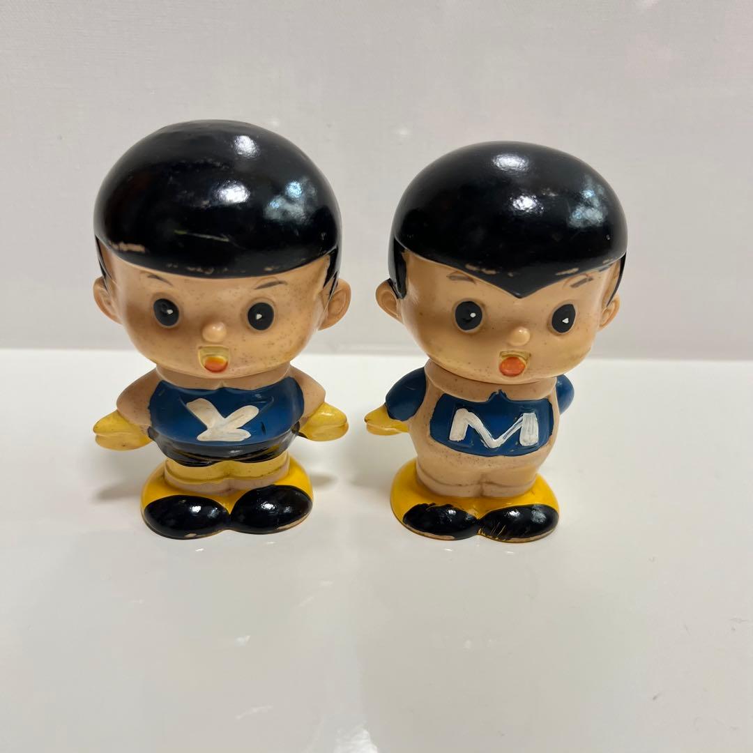 ヴィンテージ　ソフビ ヤン坊マー坊　貯金箱