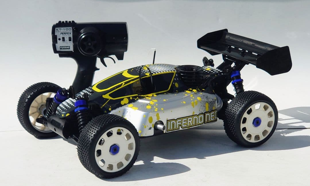 【動作確認メンテ済】美品！京商 Inferno Neo 1/8GP レディセット