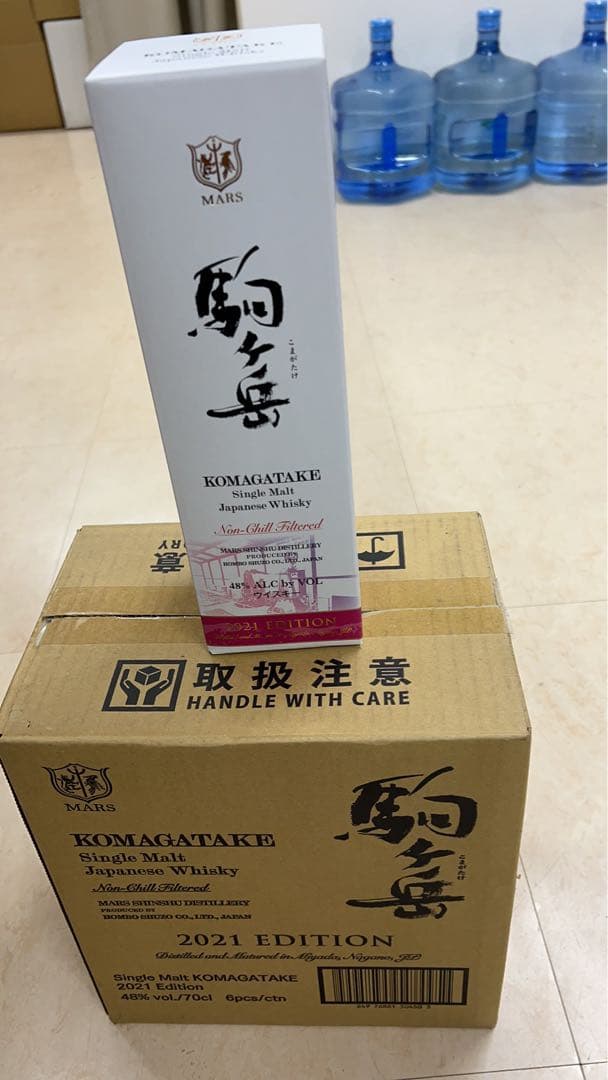 駒ケ岳シングルモルトウイスキー 2021年700ml 48% 12本セット