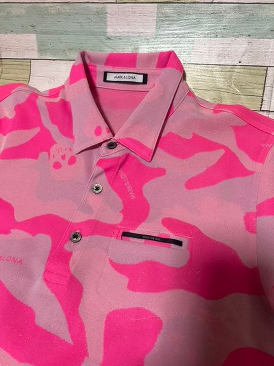 激レア 入手不可 マークアンドロナ ラメ入りポロシャツ