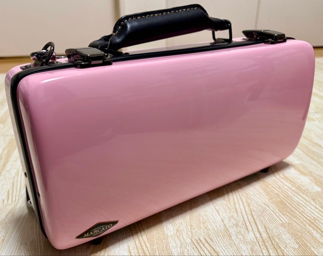 【値下げ】MARCATTO パステルピンク Bbクラリネットケースリュックタイプ