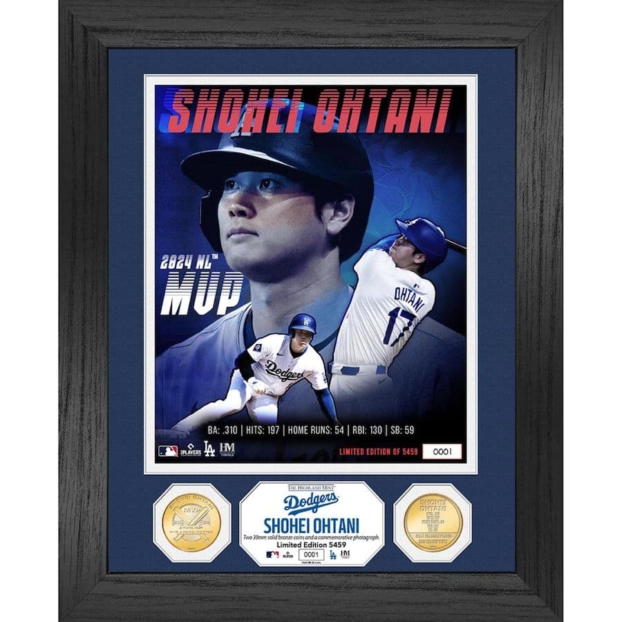 大谷翔平　 2024 MVP記念 ダブルゴールドフォトミント