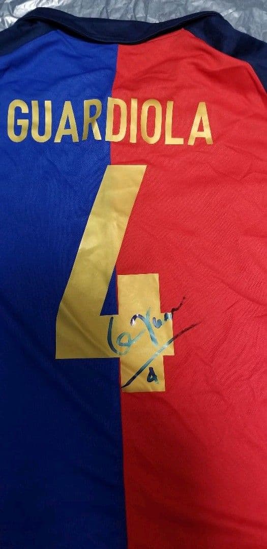グアルディオラ　ジョゼップ・グアルディオラ　ペップ 直筆サイン　サイン