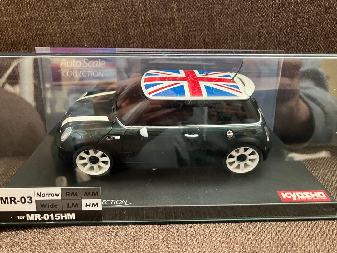 京商ミニッツ　ミニクーパーS メタリックグリーン　ユニオンジャック仕様