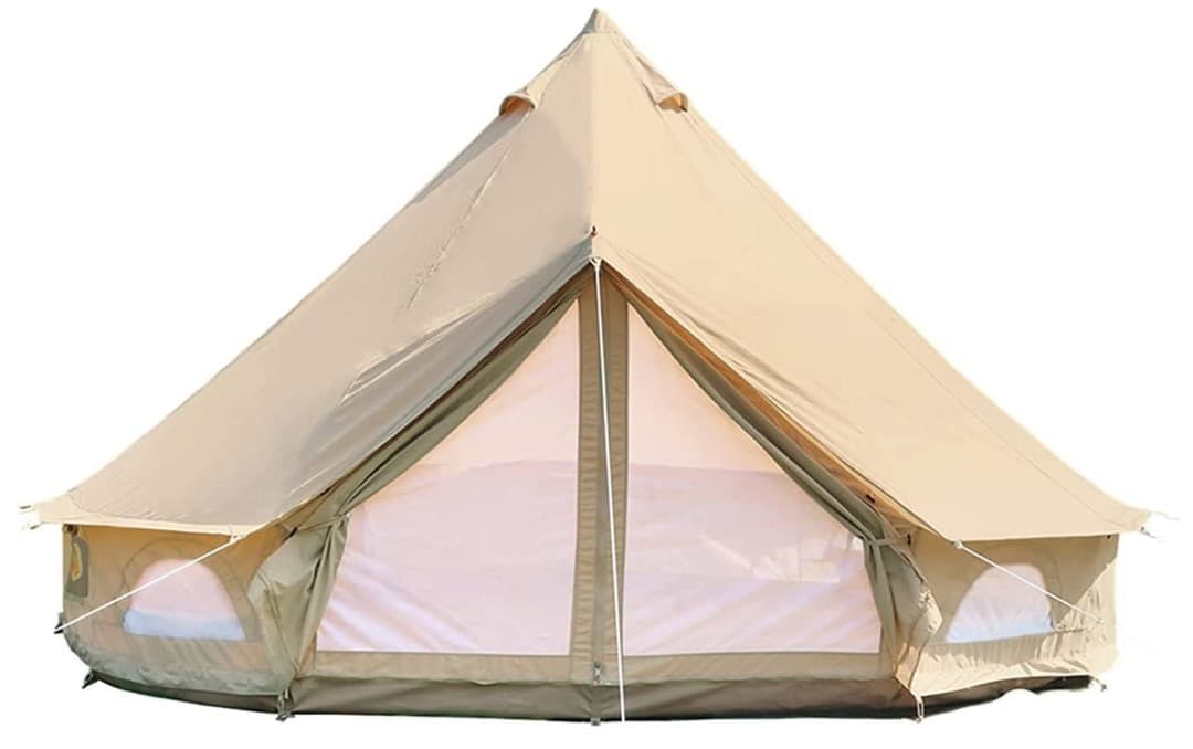 【未使用】D&R フォーシーズン 防水通気 コットンベルテント 4m