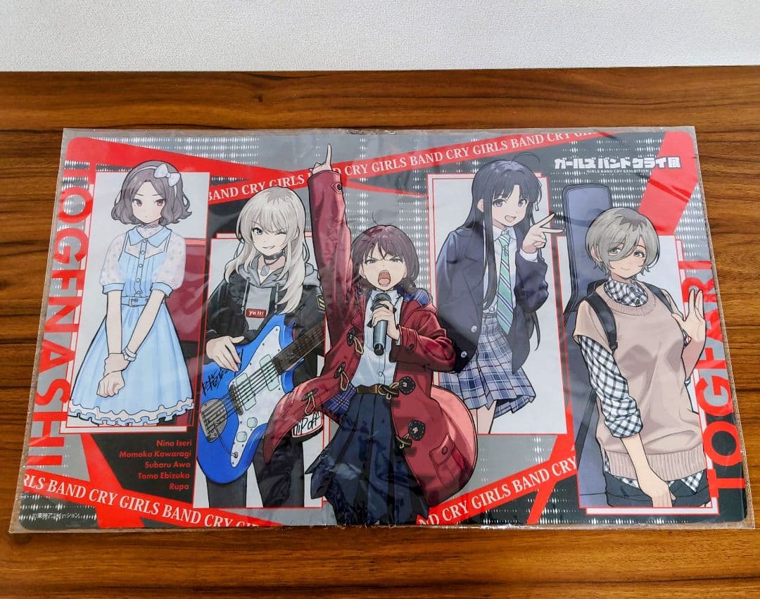 ガールズバンドクライ展　デスクラバーマット　ガルクラ展