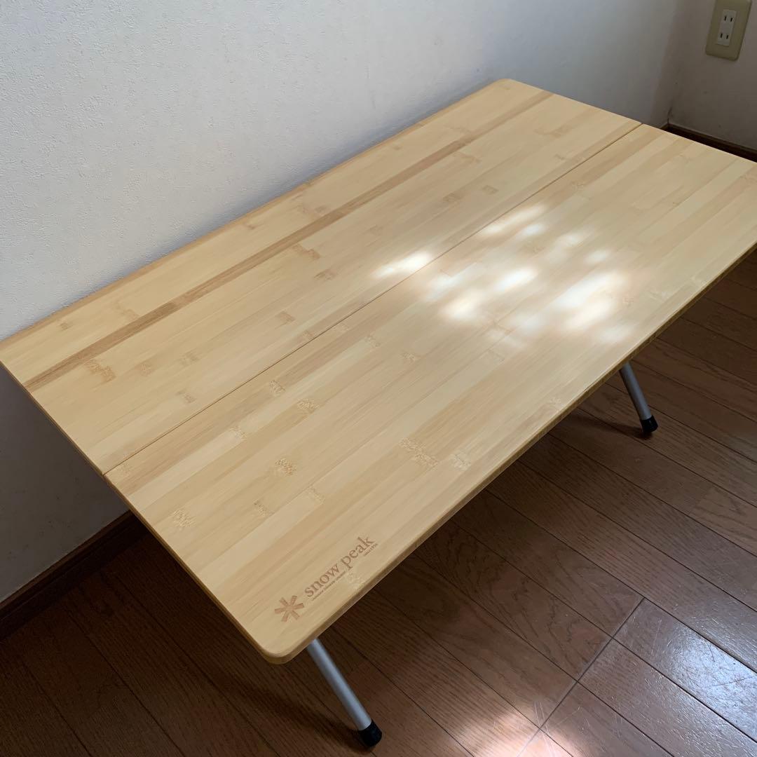 スノーピーク　テーブル　竹