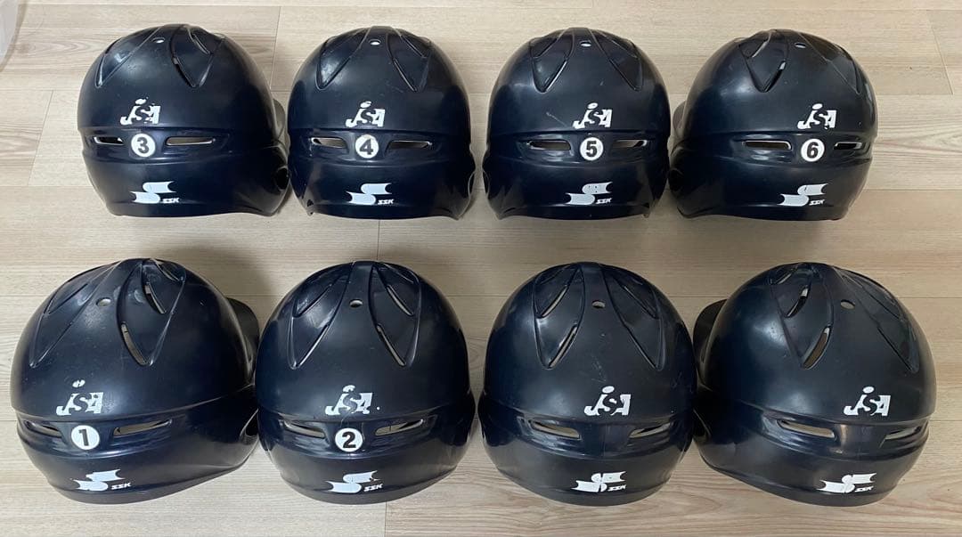 SSK ソフトボール打者用ヘルメット8個セット