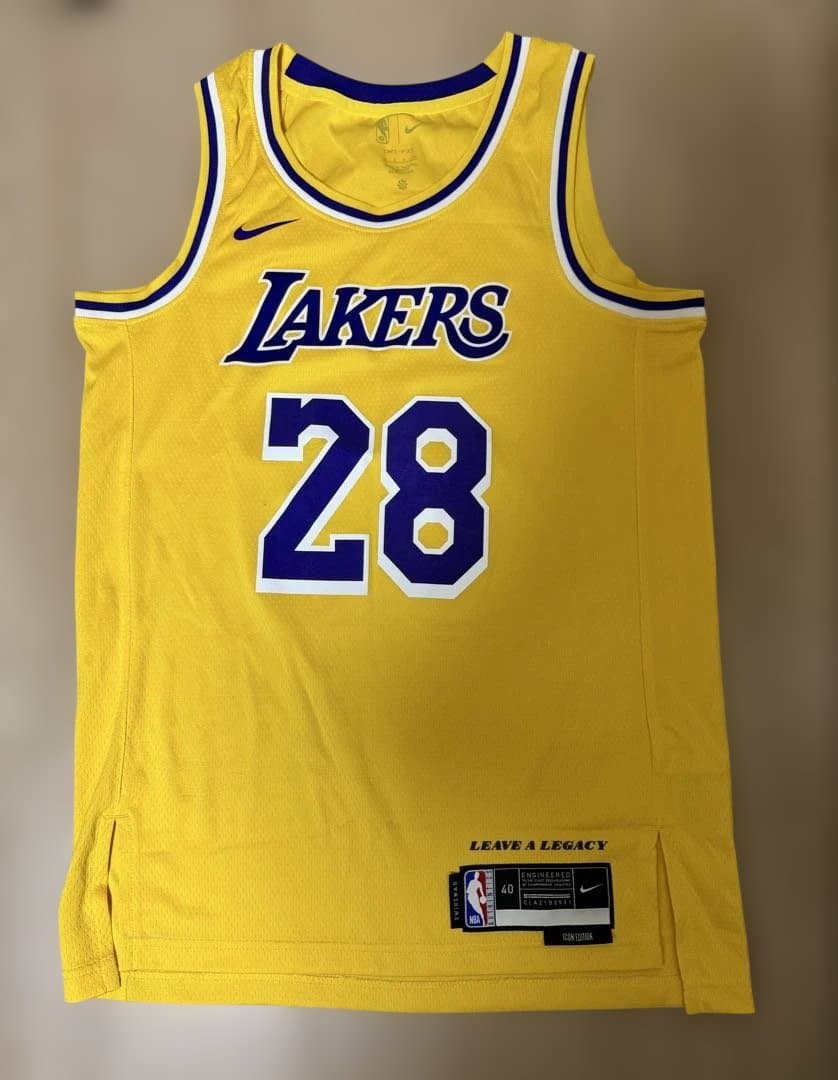 LAKERS HACHIMURA ユニフォーム 28サイズ40 一度着用