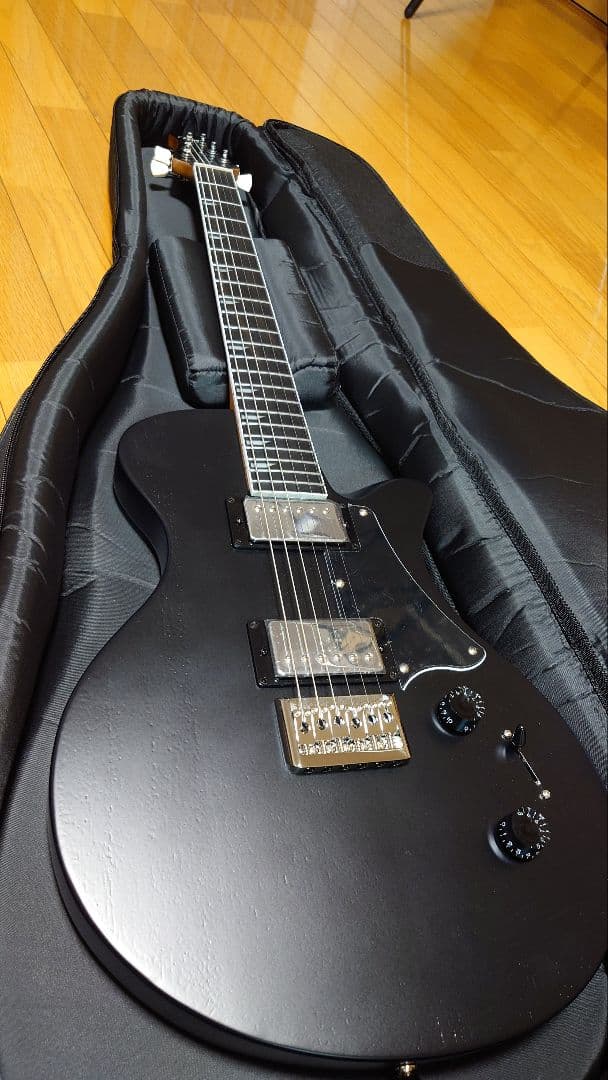 エレキギターハムバッカーベイクドメイプルネック リョウガ ケース付き