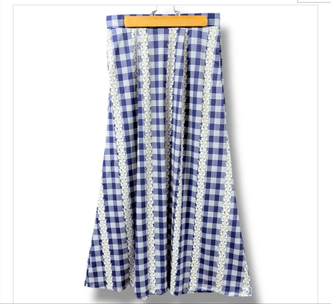 LULUOLI パカラ　レフア　ブラウス＆スカート　ネイビー　未使用　フリー