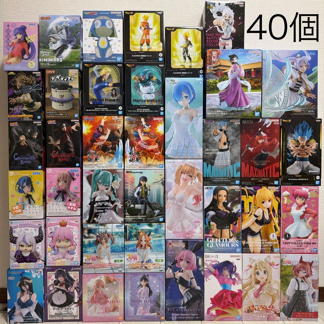 【最新作入り】プライズフィギュア40個まとめ売り
