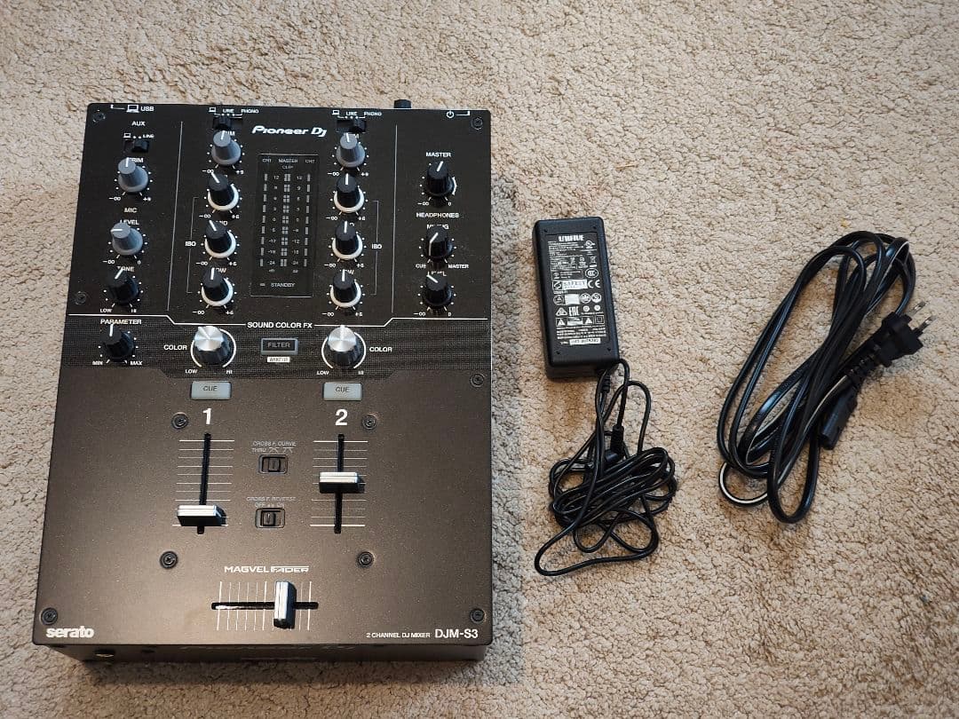 Pioneer DJミキサー DJM-S3 serato PCDJ対応