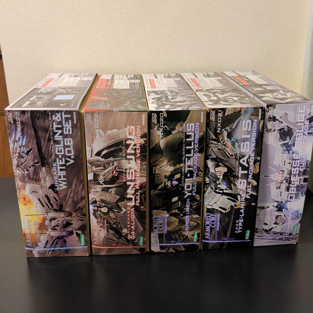 アーマード・コア　プラモデル5個セット