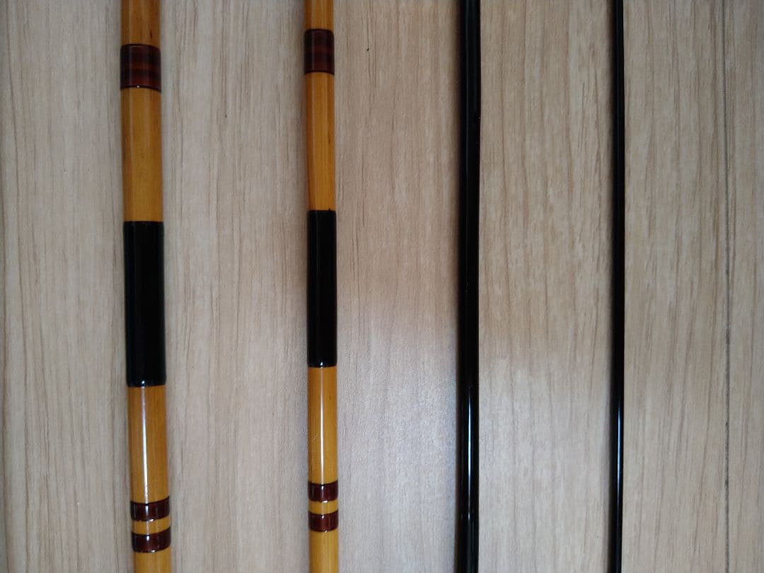 夢坊作　特作　高野竹　節巻　12尺1寸