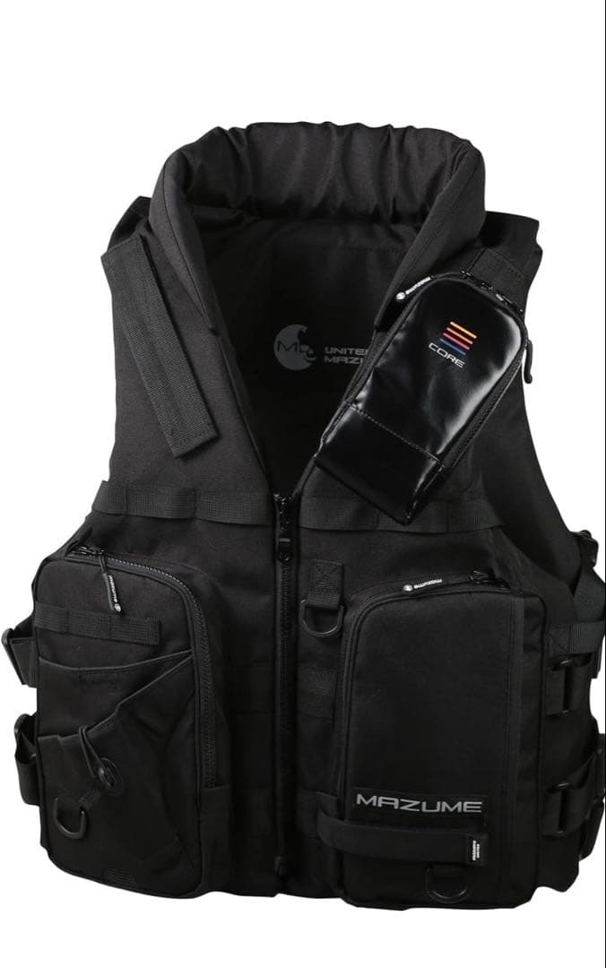 MAZUME ブラック コアライフジャケット　MZLJ-771