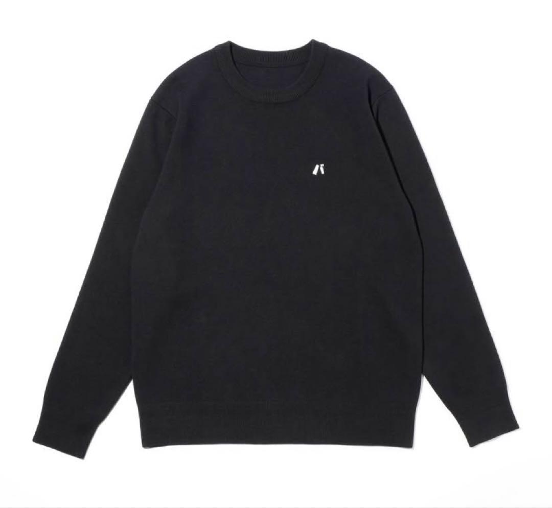 バナナマン ニットクルーネック ブラック