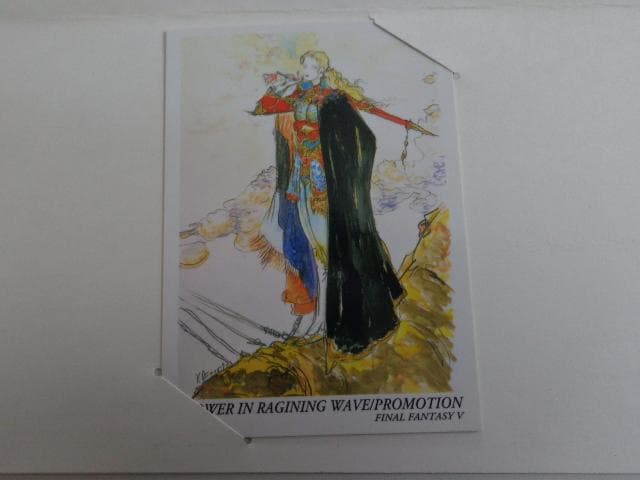 【抽プレ 非売品】ファミ通 ファイナルファンタジー アートミュージアム ファリス