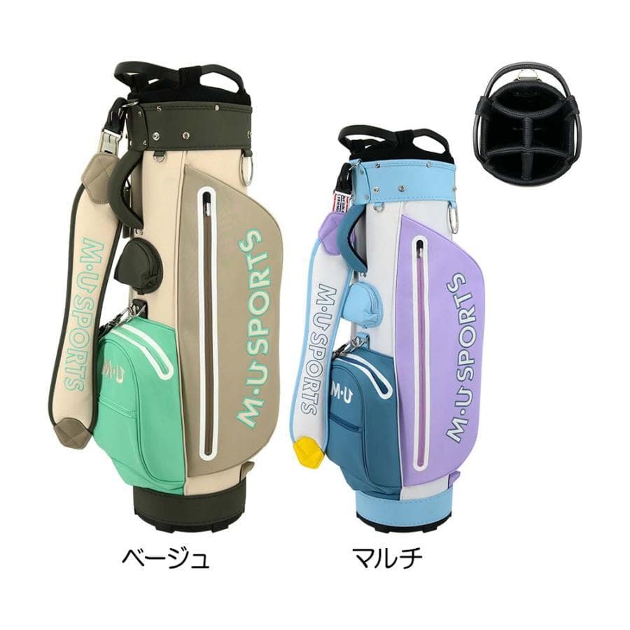 2024 MU SPORTS ◆ 9型 キャディバッグ BE◆ 703Q1104