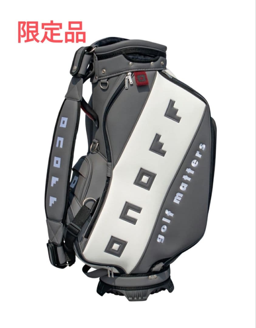 ONOFF ゴルフバッグ 限定品 グレー・ホワイト