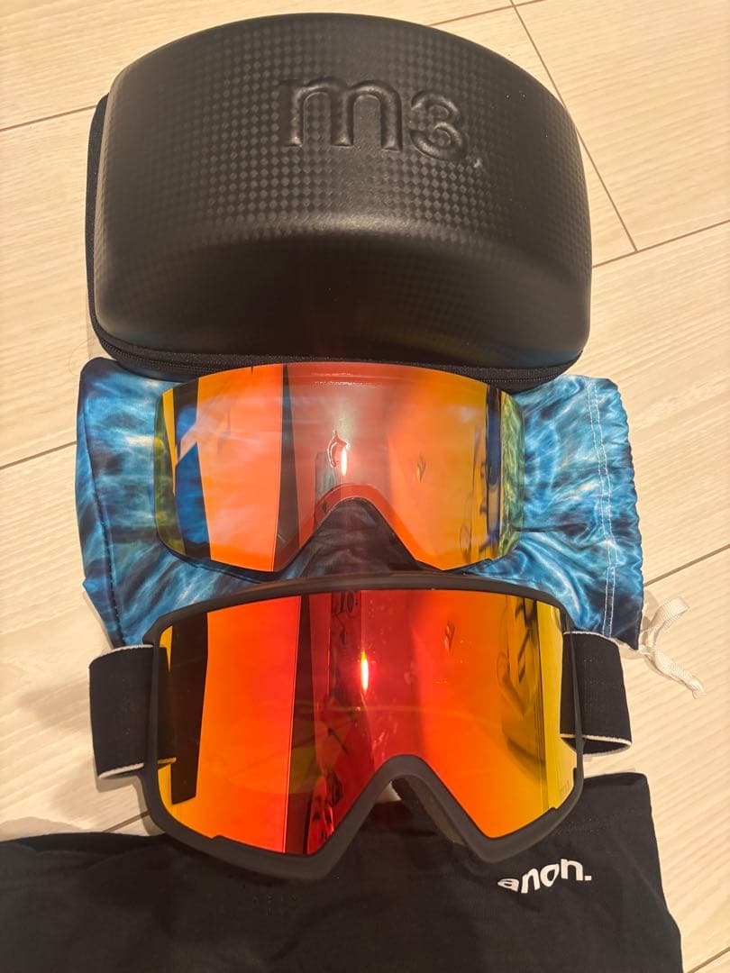 anon. MAGNA TECH ゴーグル 赤レンズ