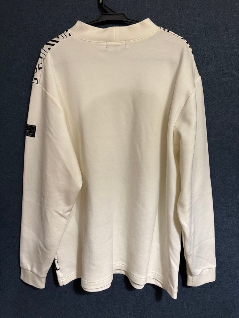 アルチビオ 2023年モデル モックネック 長袖Tシャツ 総柄 ホワイト 48