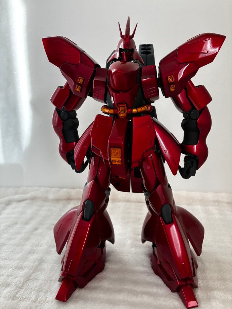 MG サザビー 塗装済み完成品 メタリックレッド 傷あり 本体のみ