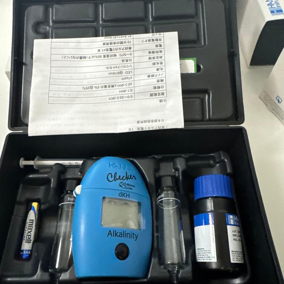 ハンナ　HI 772　吸光光度計チェッカーHC　 アルカリ度（海水用）