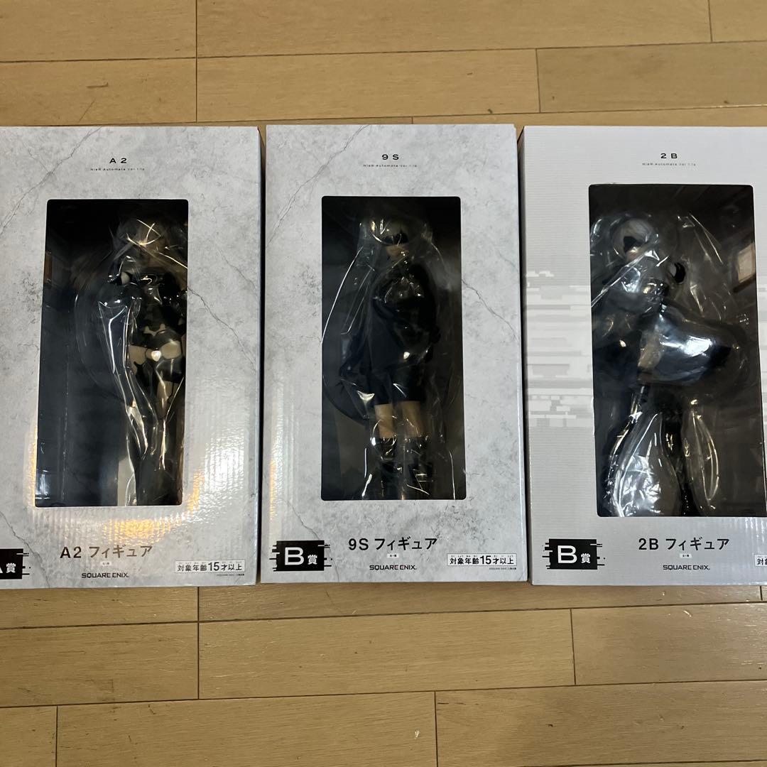 ニーアオートマタ　くじ　2B 9S A2 フィギュア　セット
