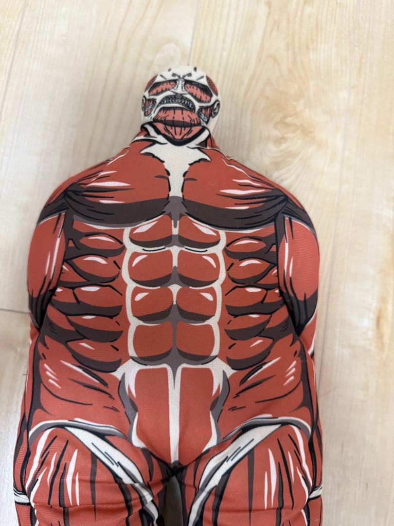 進撃の巨人ぬいぐるみ 約60cm 筋肉デザイン