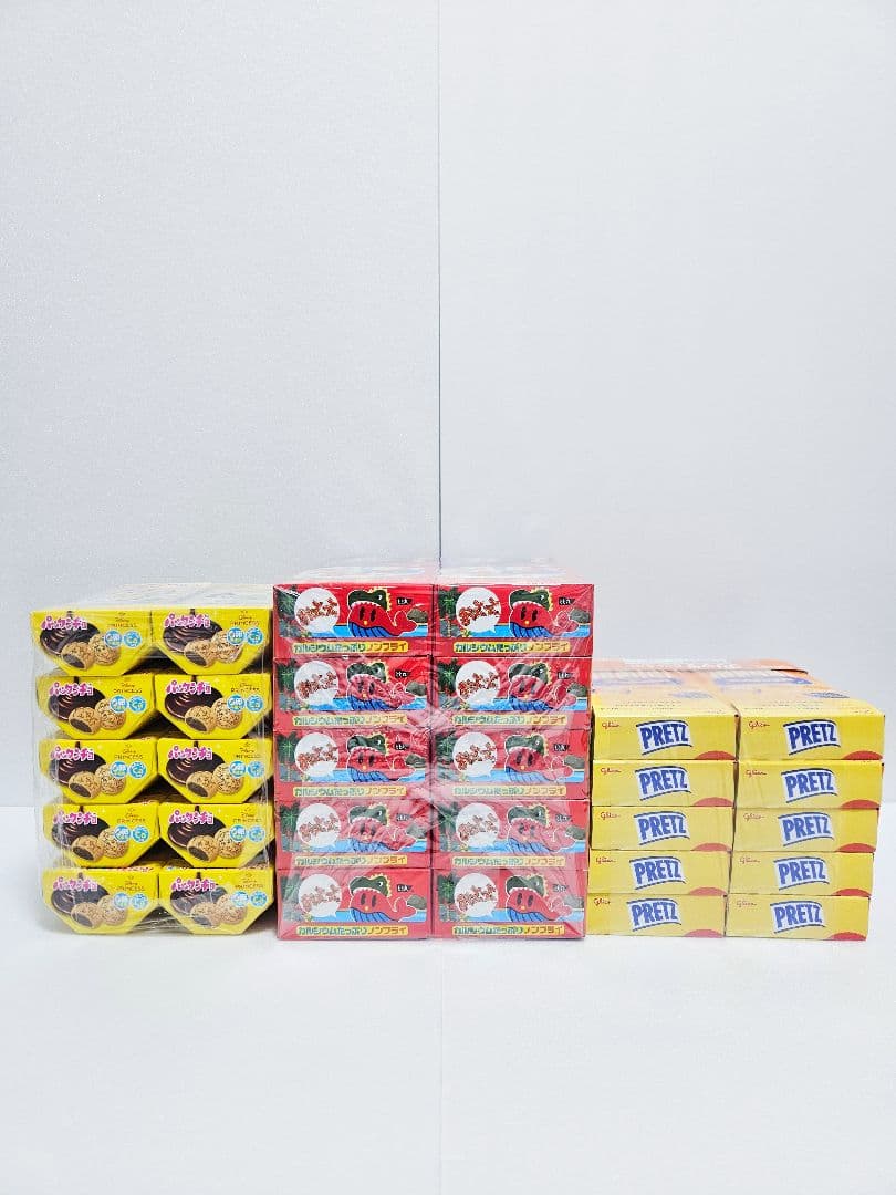 お菓子まとめ売り アミューズメント景品 トッポ パックンチョ 湖池屋 プリッツ