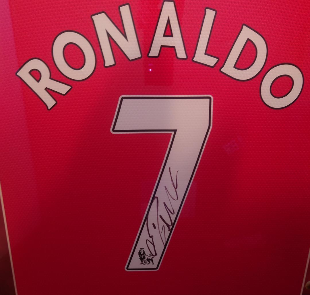 クリスティアーノ ロナウド 2008年 マンチェスターユナイテッド サイン