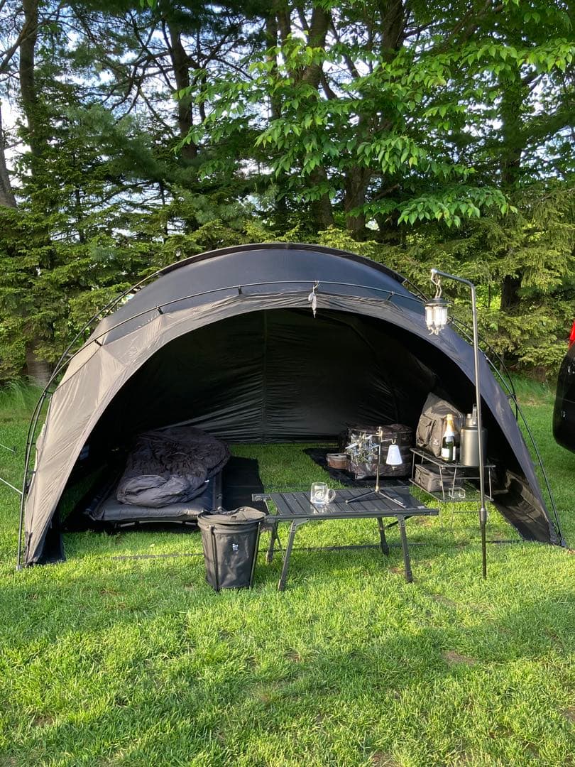 DOKICAMP G2000ブラック　メッシュドア TPUドア　フロアマット付き