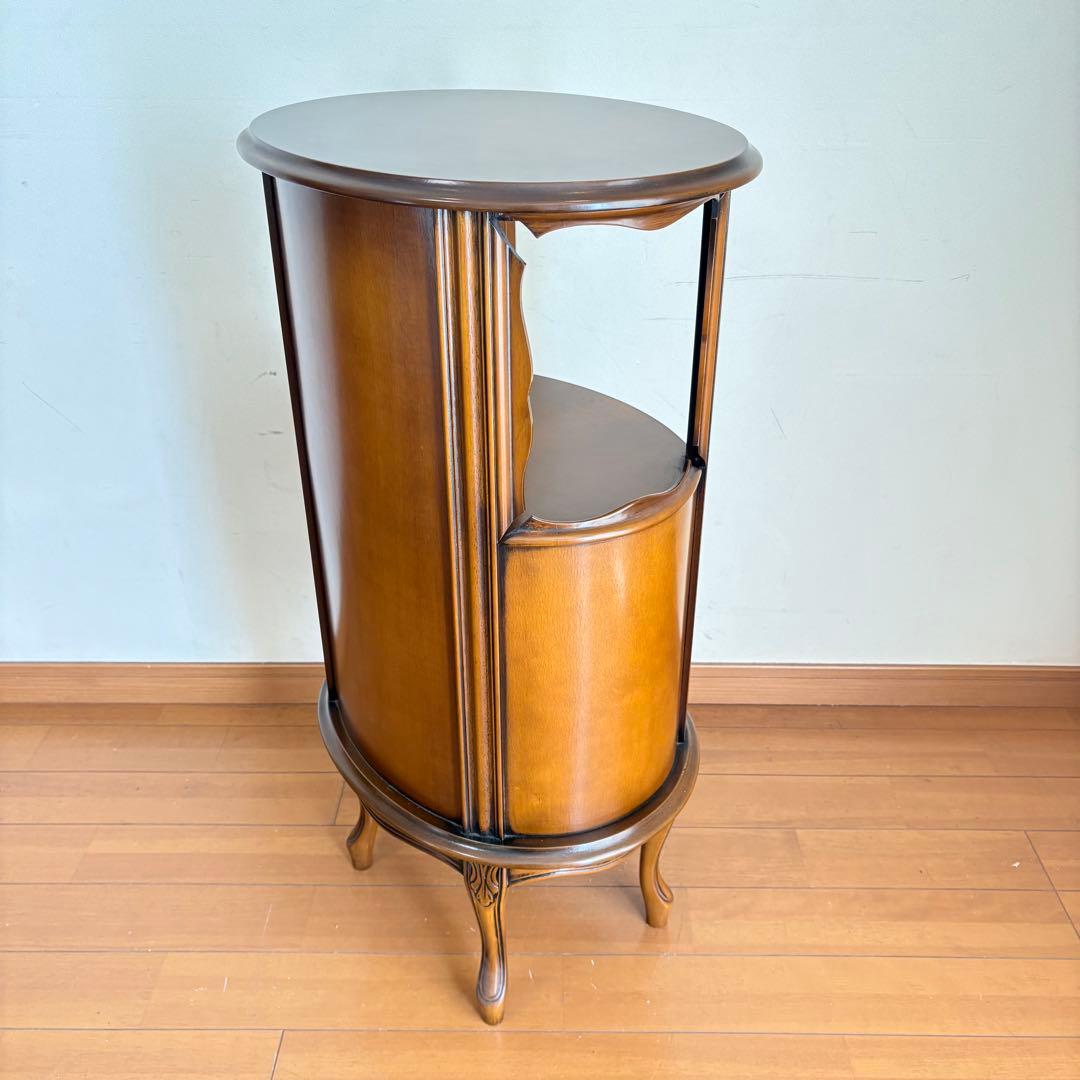 【美品・匿名配送】アンティーク調 猫脚 キャビネット 4段 チェスト コンソール