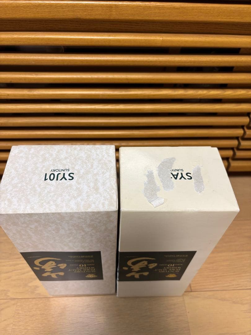 山崎 10年 ピュアモルト 用 カートン 空箱 化粧箱 700ml 750ml