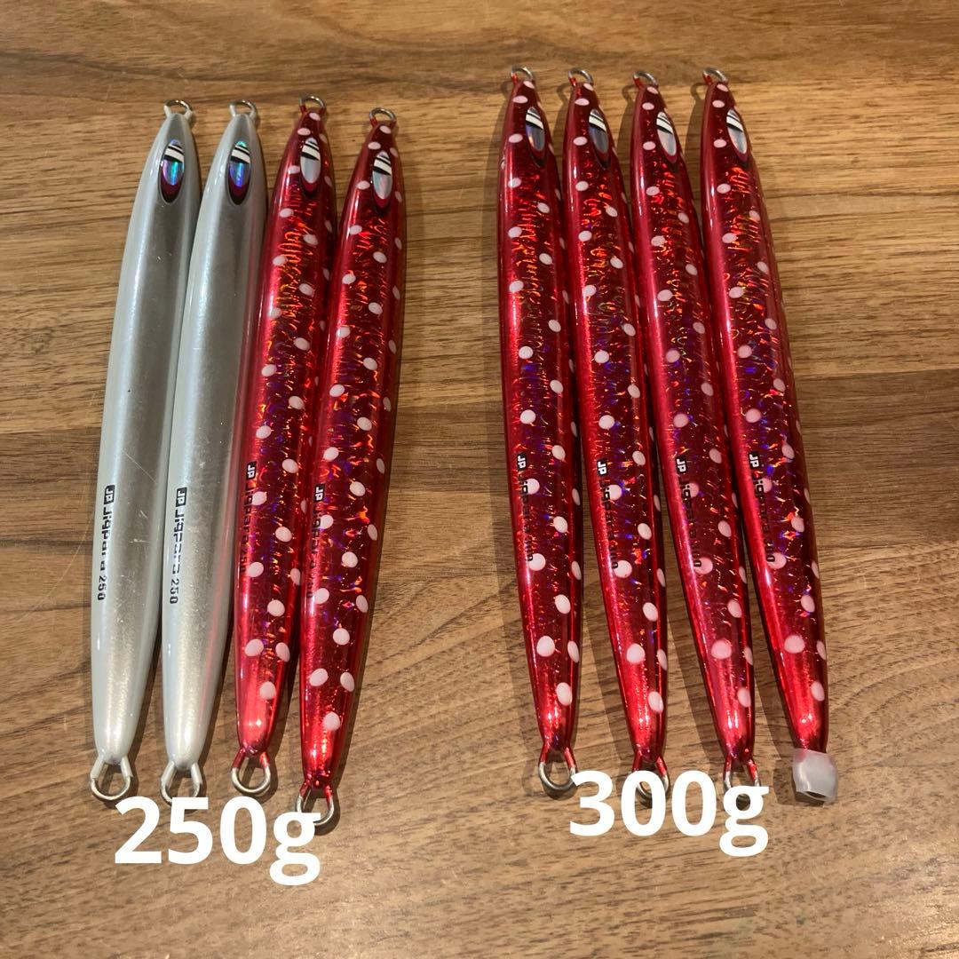 メジャークラフト ジグパラバーチカル 300g4本、250g4本、400g5本