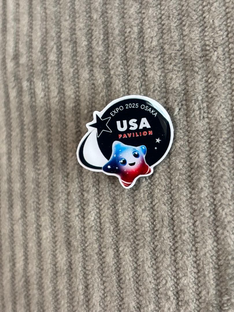 EXPO2025 大阪関西万博 アメリカ館 スパークピンバッジ